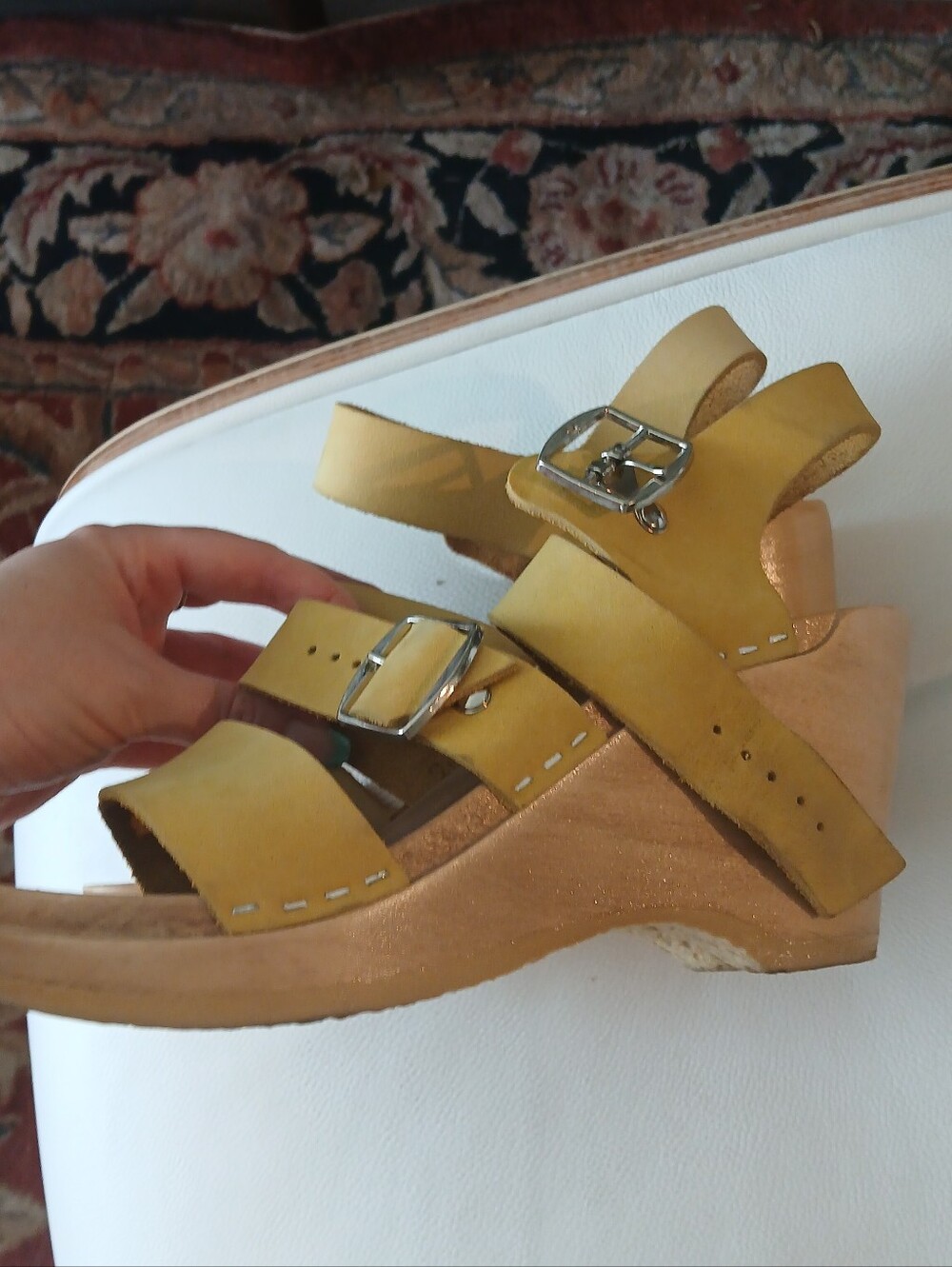No.6 Rosalia Clog Citrine 36